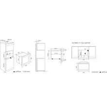 Микроволновая печь Weissgauff HMT-456 20л. 600Вт черный (встраиваемая)