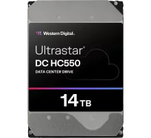Жесткий диск WD SATA-III 16TB 0F38468 WUH721816ALE6L4 Server Ultrastar DC HC550 512E (7200rpm) 512Mb 3.5"