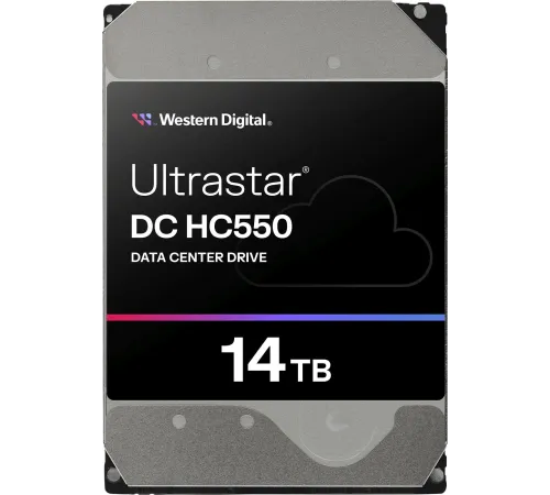 Жесткий диск WD SATA-III 16TB 0F38468 WUH721816ALE6L4 Server Ultrastar DC HC550 512E (7200rpm) 512Mb 3.5"
