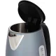 Чайник электрический Midea MK-8025 1.7л. 2200Вт серый корпус: стекло/металл/пластик