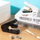 Степлер настольный Deli 0370SBLACK Exceed 24/6 26/6 (40листов) снижение усилия черный 100скоб коробка
