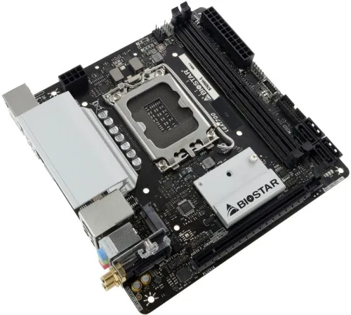 Материнская плата Biostar B760NH-E Soc-1700 Intel B760 2xDDR5 mini-ITX AC`97 8ch(7.1) 2.5Gg RAID+HDMI+DP Материнская плата Biostar B760NH-E Soc-1700 Intel B760 2xDDR5 mini-ITX AC`97 8ch(7.1) 2.5Gg RAID+HDMI+DP