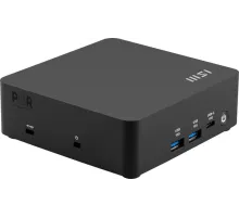 Неттоп MSI Cubi NUC AI 1UMG-043XRU Core Ultra 5 125H (1.2) 16Gb SSD512Gb Graphics CR без ОС 2xGbitEth WiFi BT 120W черный (9S6-B20911-043)