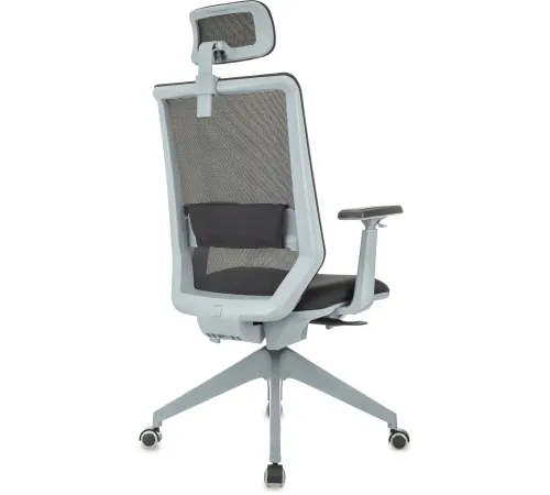 Кресло руководителя Бюрократ MC-G611NL-H черный Elastic-102 с подголов. крестов.4-луч. пластик пластик серый