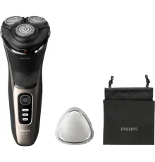 Бритва роторная Philips S3242/12 питан.:аккум. черный/серебристый