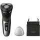 Бритва роторная Philips S3242/12 питан.:аккум. черный/серебристый
