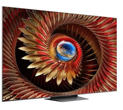 Телевизор QLED TCL 85" 85C8K черный 4K Ultra HD 120Hz DVB-T DVB-T2 DVB-C DVB-S DVB-S2 USB WiFi Smart TV