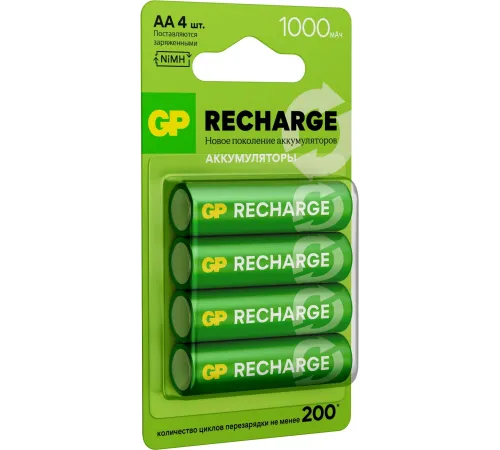 Аккумулятор GP Smart Energy AA NiMH 930mAh (4шт)