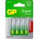 Аккумулятор GP Super Alkaline G-Tech 15А AA NiMH 1000mAh (8шт)