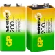 Аккумулятор GP 20R8H 9V Крона 9V NiMH 200mAh (1шт)