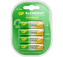 Аккумулятор GP 270AAHCRGY-2CRCB4 AA NiMH 2650mAh (4шт)