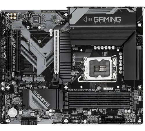 Материнская плата Gigabyte B760 G X WF6E GEN5 Soc-1700 Intel B760 4xDDR5 ATX AC`97 8ch(7.1) 2.5Gg RAID+HDMI+DP