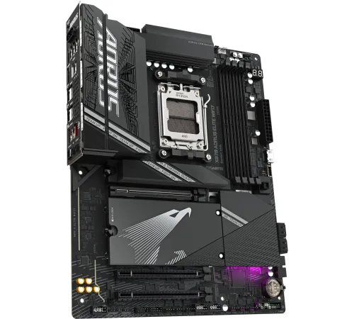 Материнская плата Gigabyte X870M A ELITE WF7 SocketAM5 AMD X870 4xDDR5 mATX AC`97 8ch(7.1) 2.5Gg RAID+HDMI