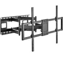 Кронштейн для телевизора Ultramounts UM969 черный 60"-120" макс.120кг настенный поворот и наклон