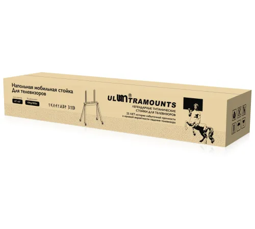 Подставка для телевизора Ultramounts 311B черный 43"-65" макс.40кг напольный Подставка для телевизора Ultramounts 311B черный 43"-65" макс.40кг напольный