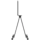 Подставка для телевизора Ultramounts UM312B черный 49"-75" макс.40кг напольный