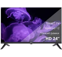 Телевизор Blackton 24" Bt 24FS32B черный DLED HD 60Hz AndroidTV