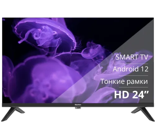 Телевизор Blackton 24" Bt 24FS32B черный DLED HD 60Hz AndroidTV Телевизор Blackton 24" Bt 24FS32B черный DLED HD 60Hz AndroidTV