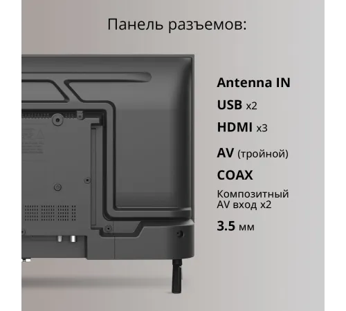 Телевизор Blackton 24" Bt 24FS32B черный DLED HD 60Hz AndroidTV Телевизор Blackton 24" Bt 24FS32B черный DLED HD 60Hz AndroidTV