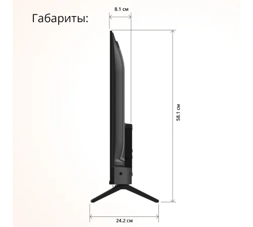 Телевизор Blackton 42" Bt 42F06B черный (РФ) LED