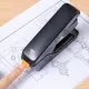 Степлер настольный Deli E0371S BLACK E0371S Exceed 24/6 24/8 26/6 26/8 (55листов) снижение усилия плоский подгиб скобы черный 50скоб металл/пластик коробка