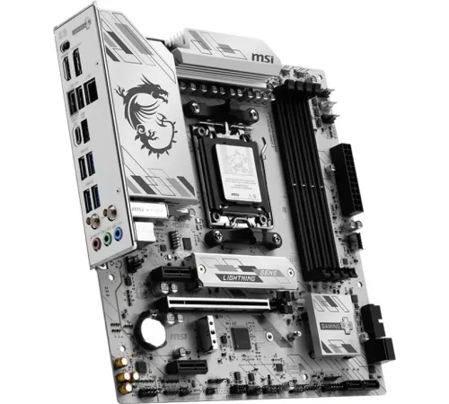 Материнская плата MSI B850M GAMING PLUS WIFI6E SocketAM5 AMD B850 4xDDR5 mATX AC`97 8ch(7.1) 2.5Gg RAID+HDMI+DP