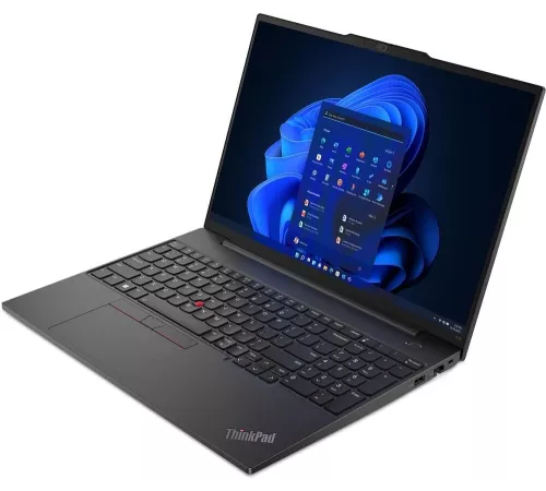 Ноутбук Lenovo ThinkPad E16 G2 Ryzen 7 7735HS 16Gb SSD512Gb AMD Radeon 680M 16" IPS WUXGA (1920x1200)/ENGKBD Windows 11 Pro black WiFi BT Cam (21M5S0JK00)