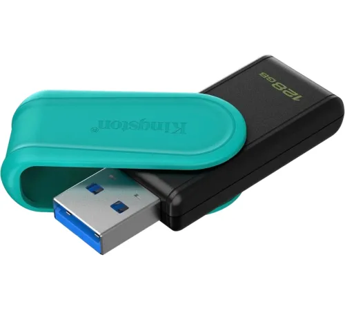 Флеш Диск Kingston 128GB DataTraveler Exodia S DTXS/128GB USB3.2 бирюзовый/черный