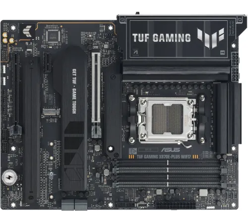 Материнская плата Asus TUF GAMING X870E-PLUS WIFI7 SocketAM5 AMD X870 4xDDR5 ATX AC`97 8ch(7.1) 2.5Gg RAID+HDMI
