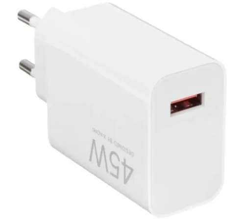 Сетевое зар./устр. Xiaomi BHR07SLEU 45W 4.1A (PD) USB-A универсальное белый