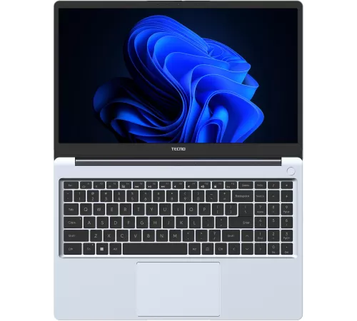 Ноутбук Tecno MegaBook K15SDA Ryzen 5 7430U 16Gb SSD1Tb AMD Radeon Graphics 15.6" IPS WUXGA (1920x1200) Windows 11 Home silver WiFi BT Cam 6060mAh (71003300489)