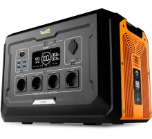 Электростанция портативная TopON TOP-X2500 640000mAh 16A QC3.0/PD2.0 6xUSB черный/оранжевый (103504)