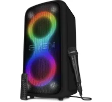 Колонка порт. Sven АС PS-1000 черный 160W 1.0 BT/3.5Jack 8000mAh (SV-022686)