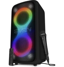 Колонка порт. Sven АС PS-1000 черный 160W 1.0 BT/3.5Jack 8000mAh (SV-022686)