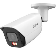 DAHUA DH-IPC-HFW3449EP-S-IL-0360B Уличная цилиндрическая IP-видеокамера 4Мп, 1/2,9” CMOS, объектив 3.6мм, видеоаналитика, микрофон, ИК 50м, LED 50m, IP67, металл