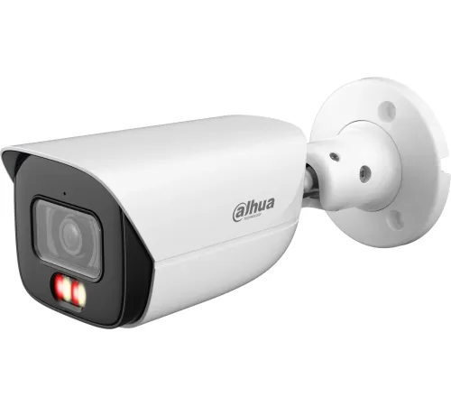 DAHUA DH-IPC-HFW3449EP-S-IL-0360B Уличная цилиндрическая IP-видеокамера 4Мп, 1/2,9” CMOS, объектив 3.6мм, видеоаналитика, микрофон, ИК 50м, LED 50m, IP67, металл