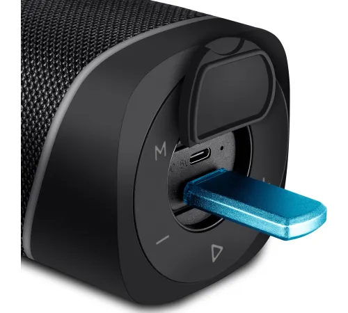 SVEN PS-155, черный (10 Вт, Waterproof (IPx4), TWS, Bluetooth, FM, USB, 1200мА*ч)