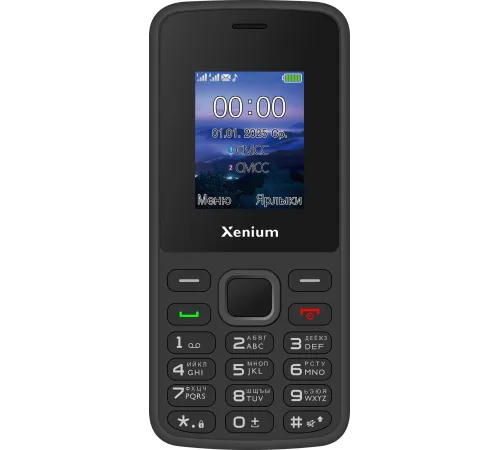 Мобильный телефон Xenium X175 черный моноблок 2Sim 1.8" 128x160 Nucleus GSM900/1800 MP3 FM Мобильный телефон Xenium X175 черный моноблок 2Sim 1.8" 128x160 Nucleus GSM900/1800 MP3 FM