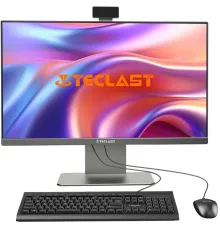 Моноблок Teclast V24 Air 23.8" Full HD i7 13620H (2.4) 16Gb SSD1Tb UHDG Windows 11 Pro GbitEth WiFi BT 120W клавиатура мышь Cam серый 1920x1080