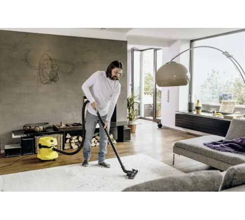 Пылесос Karcher WD 3 V-19/6/20 Home (YYY) *EU 1000Вт желтый/черный