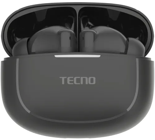 Наушники вкладыши Tecno BD04 черный беспроводные bluetooth (BD04 AIR BLACK)