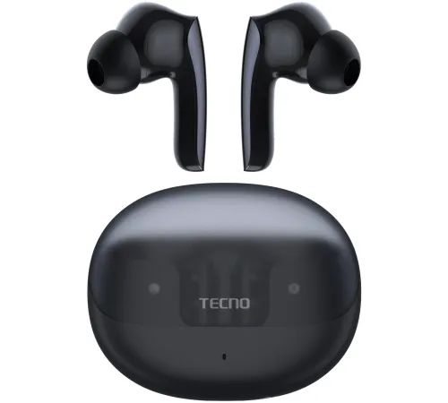 Наушники вкладыши Tecno SC02 черный беспроводные bluetooth (SC02 BLACK) Наушники вкладыши Tecno SC02 черный беспроводные bluetooth (SC02 BLACK)