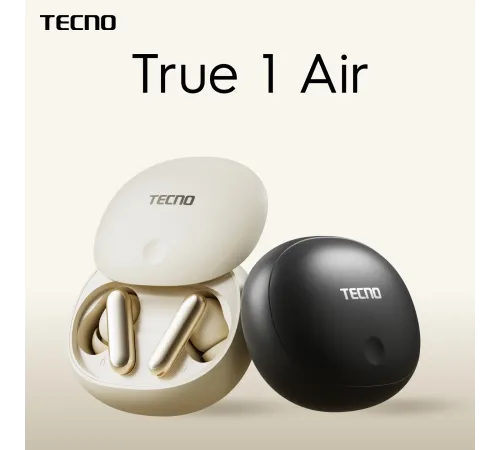 Наушники вкладыши Tecno TU01 белый беспроводные bluetooth (TU01 AIR GREAMY WHITE)