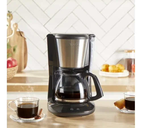 Кофеварка капельная Tefal CM5S1DE0 1000Вт черный