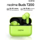 Гарнитура внутриканальные Realme Buds T200 зеленый беспроводные bluetooth в ушной раковине (6941764462090)