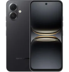 Смартфон Tecno Spark 40C 128Gb 4Gb черный моноблок 3G 4G 6.67" 720x1600 Android 14 48Mpix 802.11 a/b/g/n/ac NFC GPS GSM900/1800 Protect