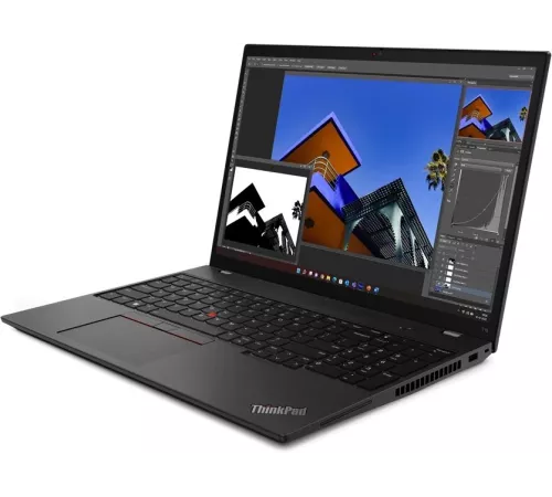 Ноутбук Lenovo ThinkPad T16 G2 Core i7 1355U 16Gb SSD1Tb Intel UHD Graphics 16" IPS WUXGA (1920x1200) без ОС black WiFi BT Cam (21HJS7R000)