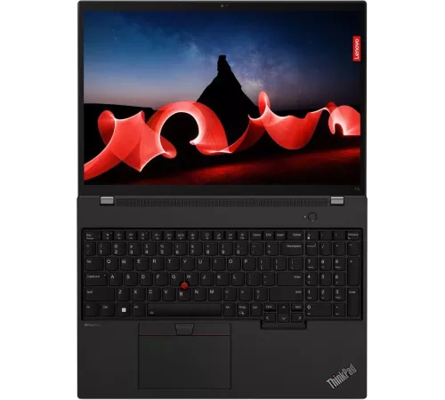 Ноутбук Lenovo ThinkPad T16 G2 Core i7 1355U 16Gb SSD1Tb Intel UHD Graphics 16" IPS WUXGA (1920x1200) без ОС black WiFi BT Cam (21HJS7R000)
