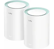 Бесшовный Mesh роутер Cudy M1500 AX1500 10/100/1000BASE-TX (упак.:2шт)