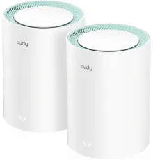 Бесшовный Mesh роутер Cudy M1500 AX1500 10/100/1000BASE-TX (упак.:2шт)